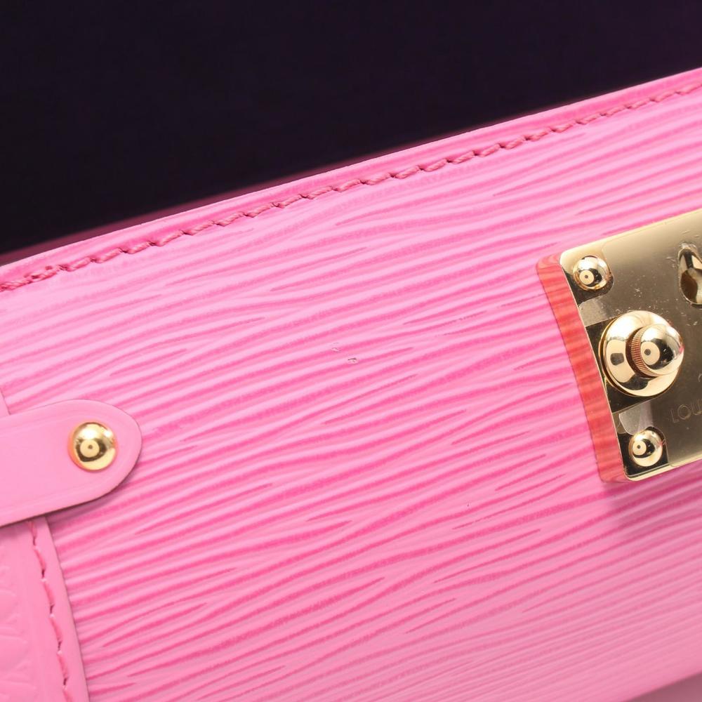 Louis Vuitton Pink Handbag Epi Trunk Papillon Leather - Picture 7 of 7